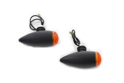 Mini Bullet Amber Lens Marker Lamp Set