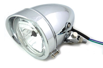 4-1/2 Bullet Headlamp Chrome