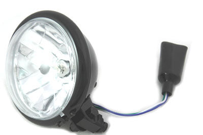 5-3/4 Round Headlamp Black