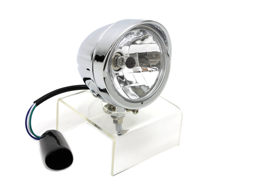 Round Headlamp Chrome