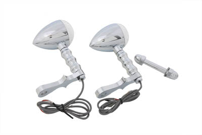 LED Bullet Turn Signal Set with Headlamp Mount