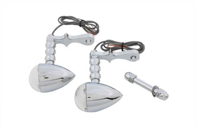 LED Bullet Turn Signal Set with Headlamp Mount