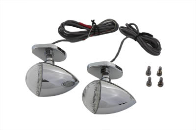 LED Bullet Turn Signal Set with Bracket Mount