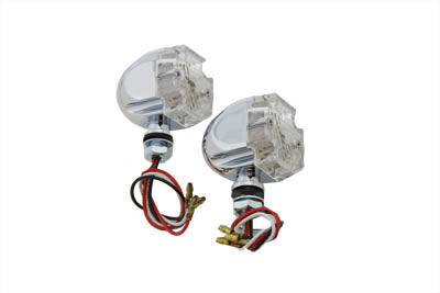 Mini Marker Lamp Set Maltese Style Clear Lens