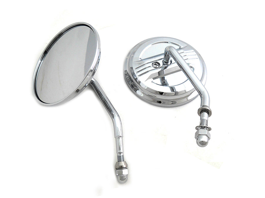 Air Flow Mirror Set with Steel Stems