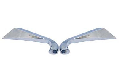 Evil Eye Mirror Set with Billet Stems