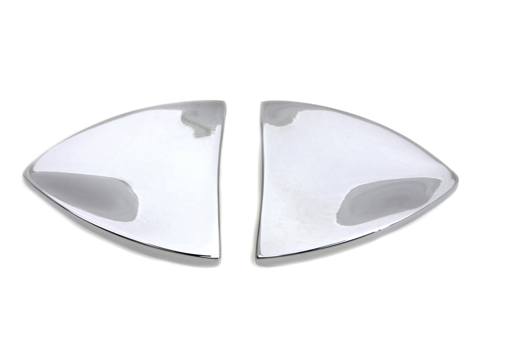 Chrome Mirror Block Off Plate Set