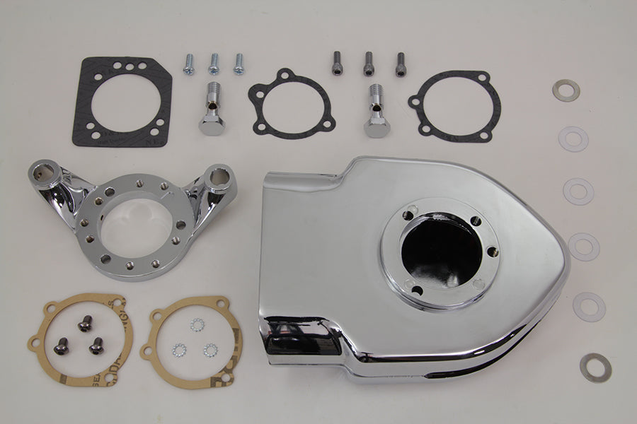 Chrome Wyatt Gatling Air Cleaner Kit