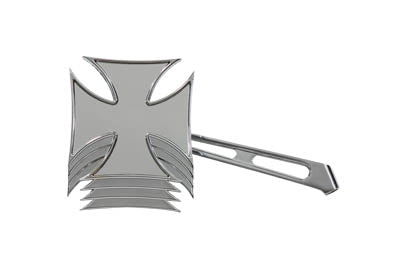 Chrome Maltese Mirror with Billet Girder Stem