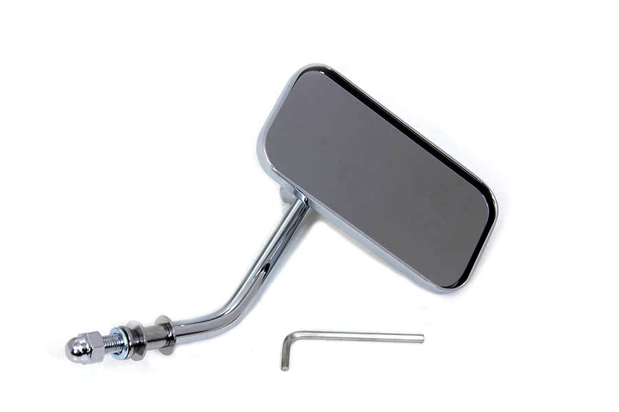 Chrome Rectangle Mirror