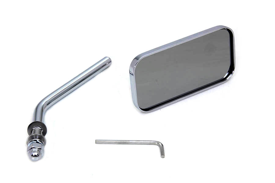 Chrome Rectangle Mirror