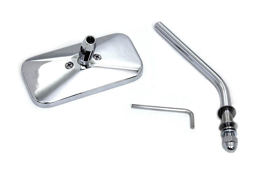 Chrome Rectangle Mirror