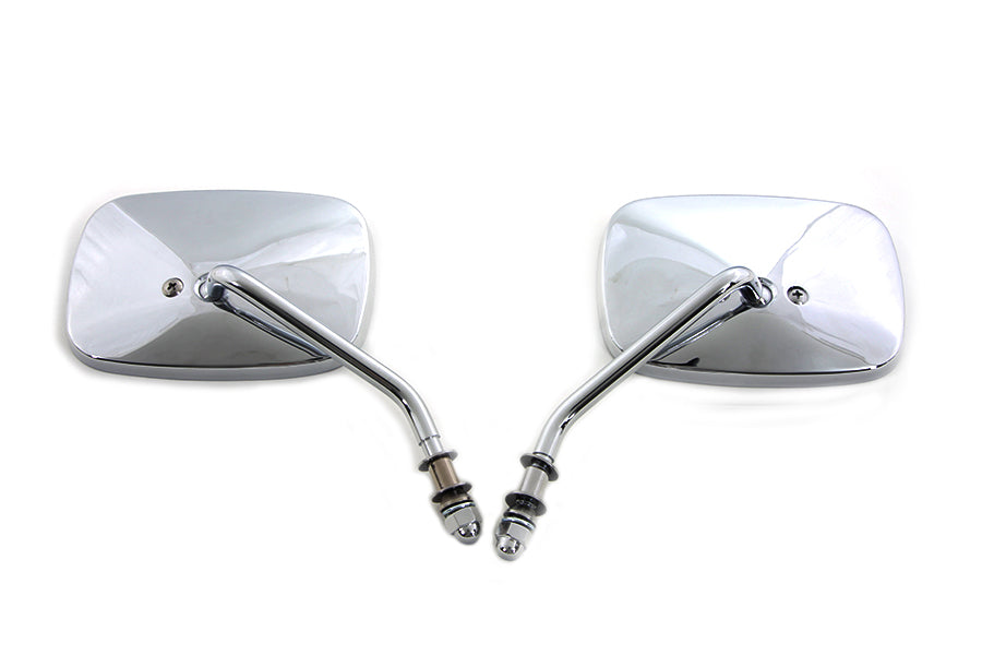 Replica Swivel Mirror Set with Short Stem Chrome