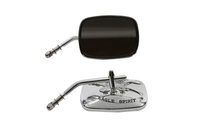 Eagle Spirit Mirror Set with Stock Stems Chrome