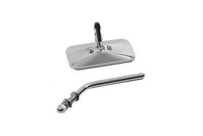 Chrome Rectangle Mirror