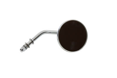 Chrome 3 Round Mini Mirror with Stock Stem