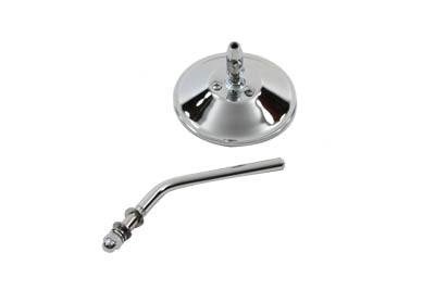 Chrome 4 Round Mirror with Stud Stems