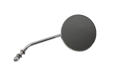 Chrome 4 Round Mirror with Stud Stems