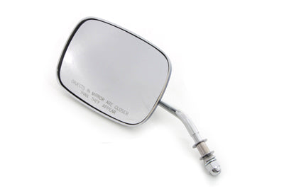 Chrome Replica Swivel Mirror with Short Billet Stem