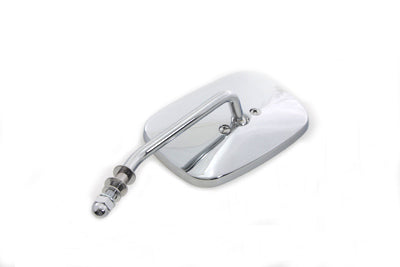 Chrome Replica Swivel Mirror with Short Billet Stem