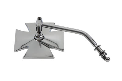 Cateye Mirror with Billet Girder Stem Chrome