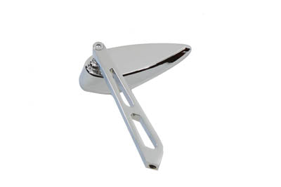 Micro Tear Drop Mirror with Billet Slotted Stem