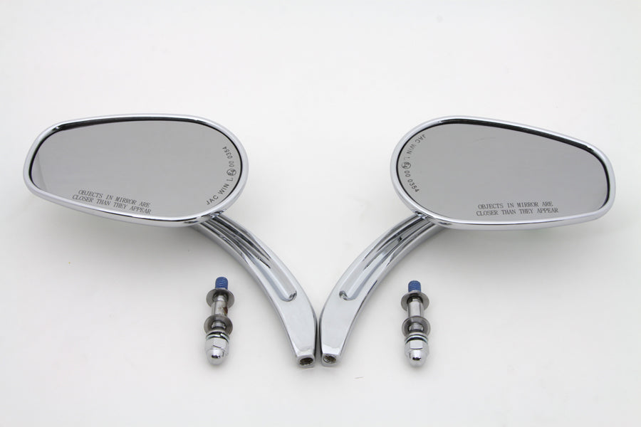 Rectangle Mirror Set with Curved Stems