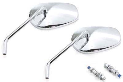 Rectangle Mirror Set with Round Stems