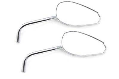 Teardrop Mirror Set with Round Stems