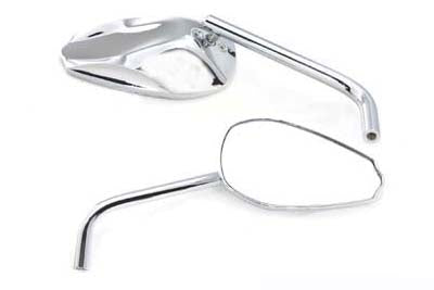 Teardrop Mirror Set with Round Stems
