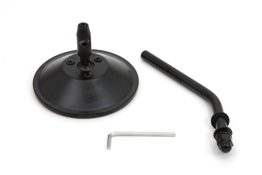 Steel Back Mirror Black