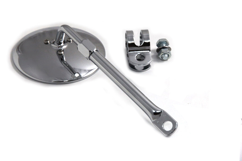 4 Chrome Round Mirror