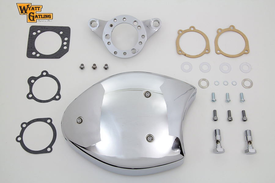 Chrome Wyatt Gatling Air Cleaner Assembly