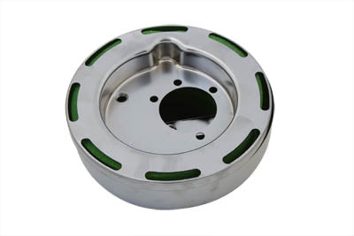 Round Air Cleaner with V-logo