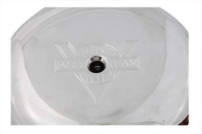 Round Air Cleaner with V-logo