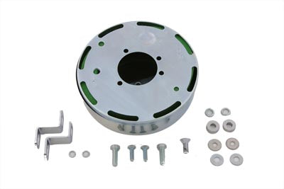 Round Air Cleaner Chrome