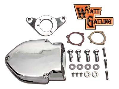 Chrome Wyatt Gatling Air Cleaner Assembly