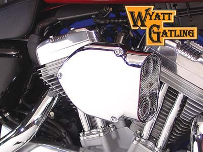Chrome Wyatt Gatling Air Cleaner Assembly