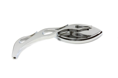 Druid Mirror Oval Style with Flame Billet Stem