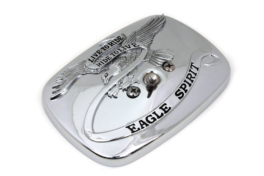 Chrome Eagle Spirit Mirror Head