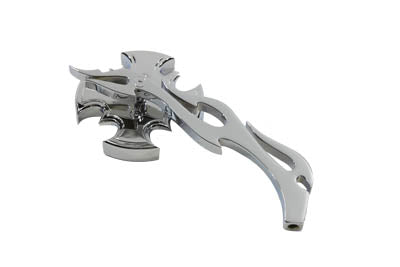 Rotar Mirror Chrome with Billet Flame Stem