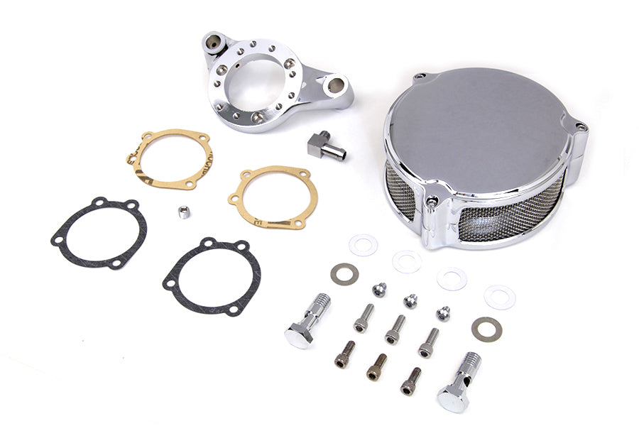 Chrome Wyatt Gatling Air Cleaner Assembly