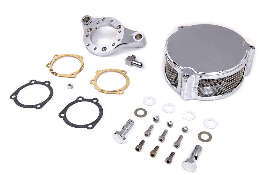 Chrome Wyatt Gatling Air Cleaner Assembly