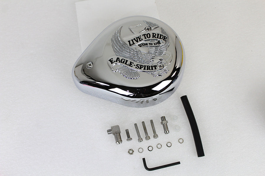 Live to Ride Tear Drop Air Cleaner