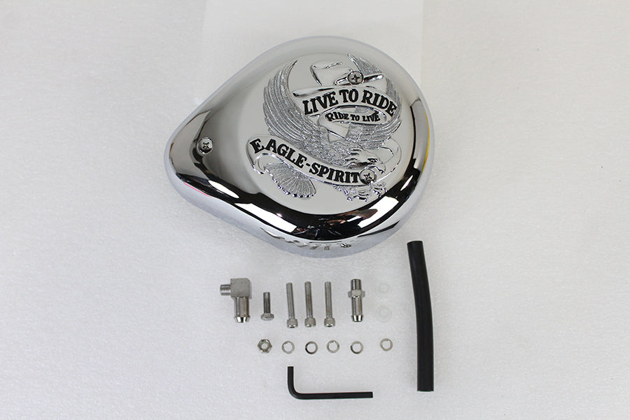 Live to Ride Tear Drop Air Cleaner