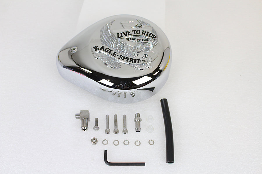 Live to Ride Tear Drop Air Cleaner