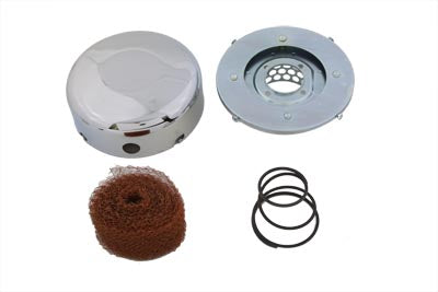 Smooth Chrome J-Slot Air Cleaner
