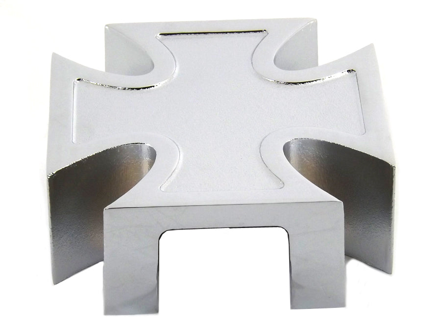 Chrome Maltese Cross Air Cleaner Cover