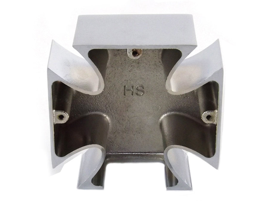 Chrome Maltese Cross Air Cleaner Cover