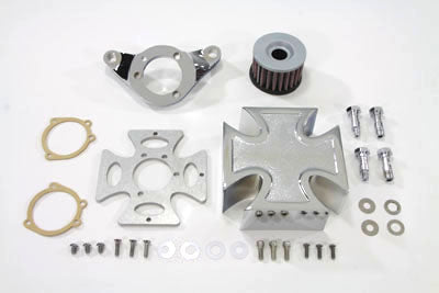 Maltese Chrome Air Cleaner Cover Kit